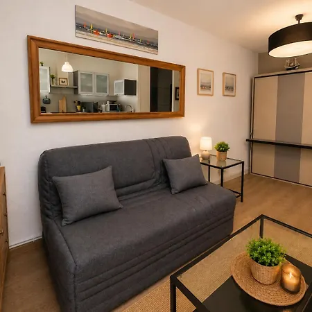Climatise Avec Piscine, Tennis Et Parking Gratuit Apartament