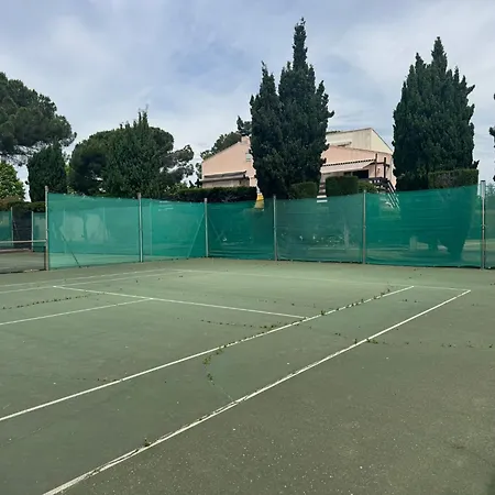 Apartament Climatise Avec Piscine, Tennis Et Parking Gratuit Agde